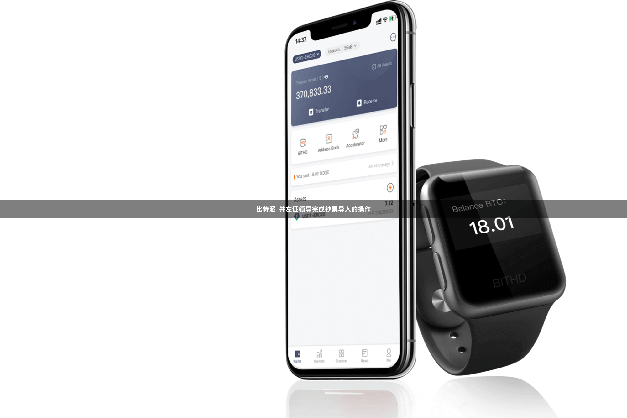 比特派 并左证领导完成钞票导入的操作