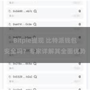 Bitpie提现 比特派钱包安全吗？专家详解其全面优势