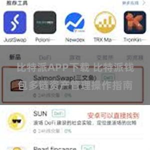 比特派APP下载 比特派钱包多链资产管理操作指南