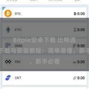 Bitpie安卓下载 比特派钱包下载与安装教程：简单易懂，新手必看