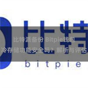 比特派备份 Bitpie钱包冷存储功能安全吗？解析与评估