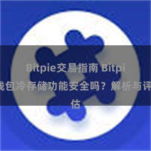 Bitpie交易指南 Bitpie钱包冷存储功能安全吗？解析与评估