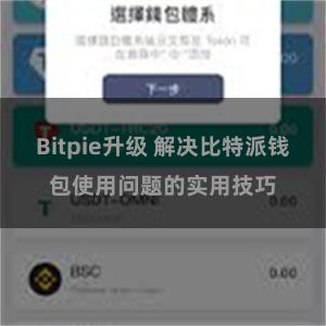 Bitpie升级 解决比特派钱包使用问题的实用技巧