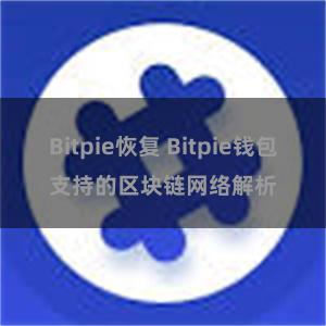 Bitpie恢复 Bitpie钱包支持的区块链网络解析