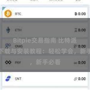 Bitpie交易指南 比特派钱包下载与安装教程：轻松学会，新手必看