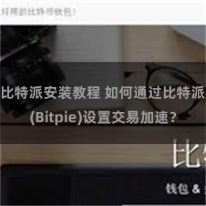 比特派安装教程 如何通过比特派(Bitpie)设置交易加速？