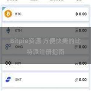 Bitpie资源 方便快捷的比特派注册指南