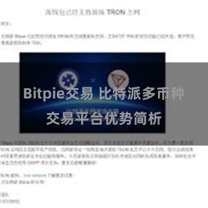 Bitpie交易 比特派多币种交易平台优势简析