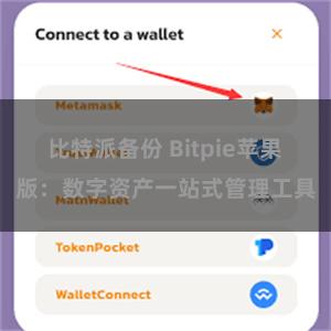 比特派备份 Bitpie苹果版：数字资产一站式管理工具
