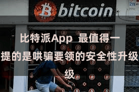 比特派App 最值得一提的是哄骗要领的安全性升级