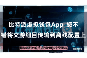 比特派虚拟钱包App  您不错将交游细目传输到离线配置上